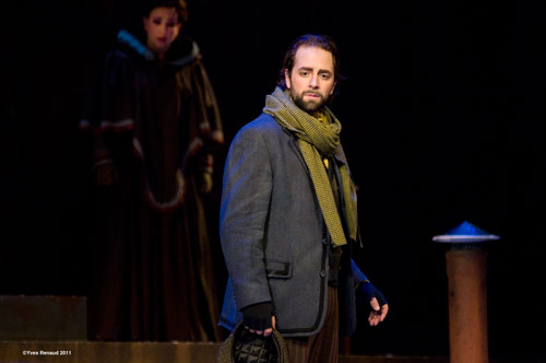 tienne Dupuis comme Marcello dans La Bohme. Photo Yves Renaud